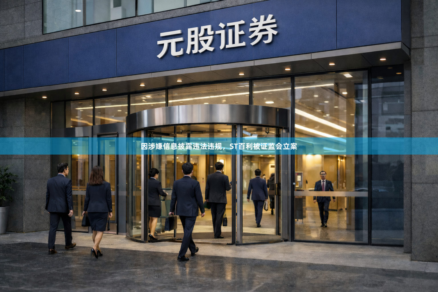 因涉嫌信息披露违法违规，ST百利被证监会立案