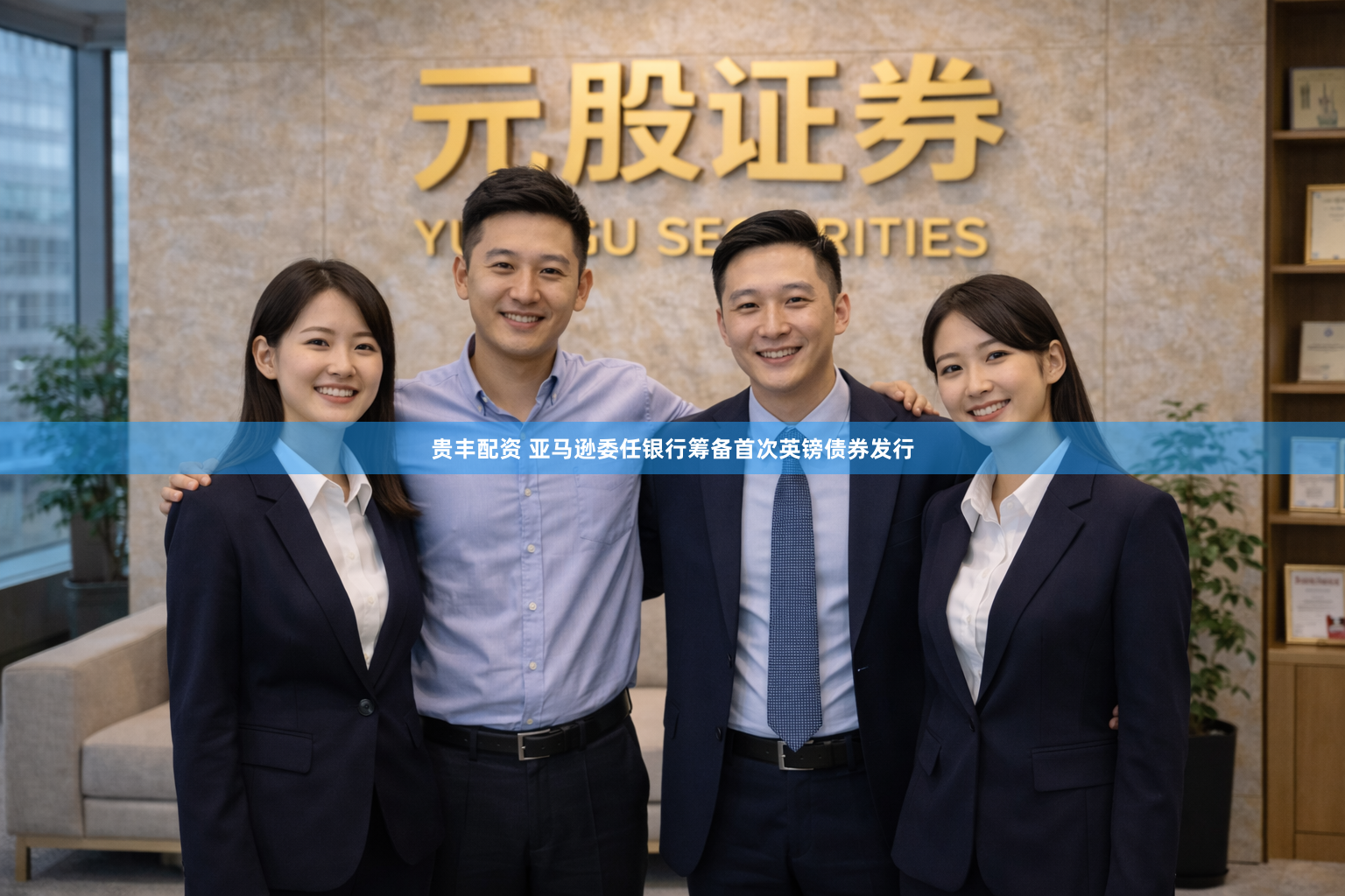 贵丰配资 亚马逊委任银行筹备首次英镑债券发行